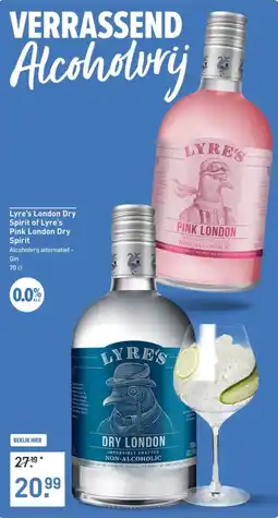 Gall & Gall Lyre's london dry spirit of lyre's pink london dry spirit aanbieding