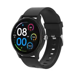 MediaMarkt PEAQ PSW 100-BK Smartwatch Zwart aanbieding