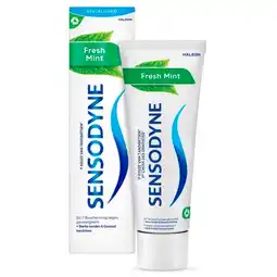 Trekpleister Sensodyne Fresh Mint Tandpasta aanbieding