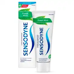 Trekpleister Sensodyne Fresh Mint Tandpasta aanbieding