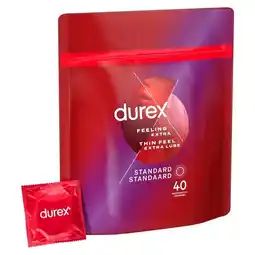 Trekpleister Durex Thin Feel Extra Lube Condooms aanbieding