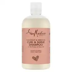 Trekpleister SheaMoisture Coconut & Hibiscus Curl & Shine Shampoo aanbieding