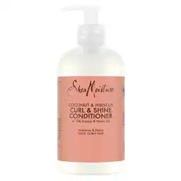 Trekpleister SheaMoisture Coconut & Hibiscus Curl & Shine Conditioner aanbieding