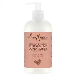 Trekpleister SheaMoisture Coconut & Hibiscus Curl & Shine Conditioner aanbieding