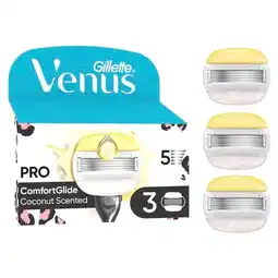 Trekpleister Gillette Venus Pro ComfortGlide Coconut Navulmesjes aanbieding