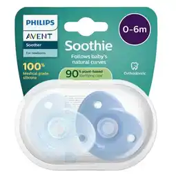 Trekpleister Philips Avent Soother 0-6M SCF099/26 Soothie Fopspeen aanbieding
