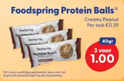 Die Grenze Foodspring Protein Balls aanbieding