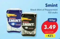 Die Grenze Smint Black Mint of Peppermint aanbieding