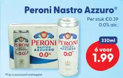 Die Grenze Peroni Nastro Azzuro aanbieding
