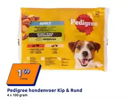 Action Pedigree hondenvoer Kip & Rund aanbieding