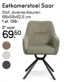 Leen Bakker Eetkamerstoel Saar aanbieding