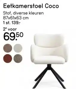 Leen Bakker Eetkamerstoel Coco aanbieding