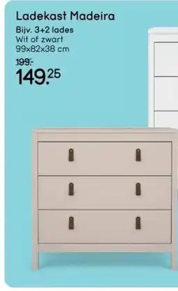 Leen Bakker Ladekast Madeira aanbieding