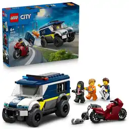 Kruidvat LEGO City 60479 Politie Gevangenentransport aanbieding