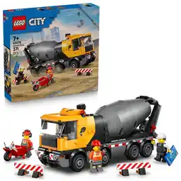 Kruidvat LEGO City 60478 Cementwagen aanbieding