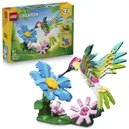 Kruidvat LEGO Creator 31384 Wilde Dieren: Kleurrijke Kolibrie aanbieding