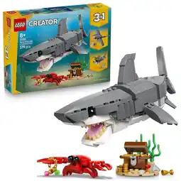 Kruidvat LEGO Creator 31381 3-in-1 Woeste Haai met Schatkist aanbieding