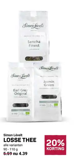 Ekoplaza Simon Levelt Losse thee aanbieding