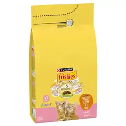 Zooplus 1,5kg PURINA FRISKIES Junior kattenvoer met kip, kalkoen en groenten droogvoer voor katten aanbieding
