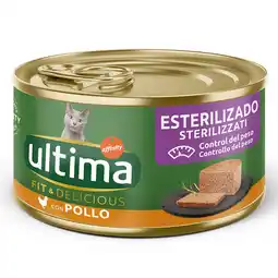 Zooplus 80 + 16 gratis! Ultima Cat natvoer voor katten 96 x 85 g - Kip Fit & Delicious Sterilized aanbieding