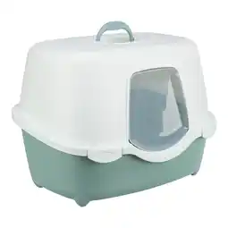 Zooplus Trixie kattenbak Davio Top met muts mat wit aanbieding