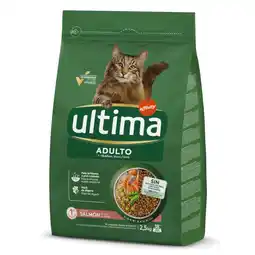 Zooplus 40% Korting! 2 x 2,5 kg Ultima droogvoer voor katten - Adult Zalm 2 x 2,5 kg aanbieding