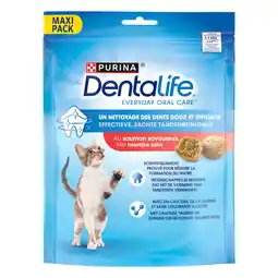 Zooplus 3 + 1 gratis! Dentalife katten snack 4 x 140 g of 32 x 40 g - 4 x 140 g met Zalm aanbieding