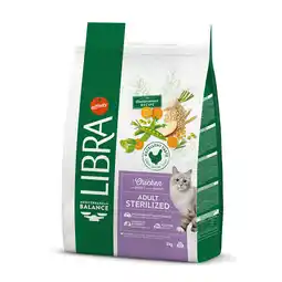 Zooplus 15% Korting! Libra droogvoer voor katten 1,5 kg/ 3 kg - 2 x 3 kg Adult Sterilized Kip aanbieding