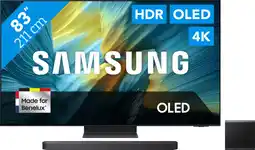 Coolblue Samsung 83 OLED S95F 4K (2025) + Samsung HW-Q930F (2025) aanbieding