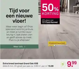 Karwei Extra breed laminaat Grand Oak XXB aanbieding