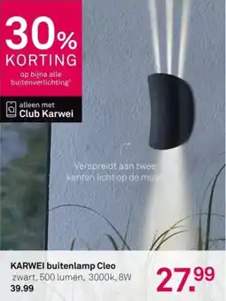 Karwei KARWEI buitenlamp Cleo aanbieding