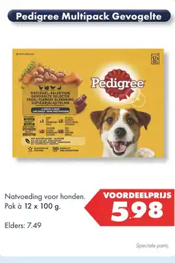 Huisdier Voordeelshop Pedigree Multipack Gevogelte aanbieding
