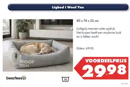 Huisdier Voordeelshop Ligbed I Woof You aanbieding