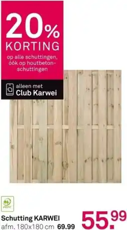 Karwei Schutting KARWEI aanbieding