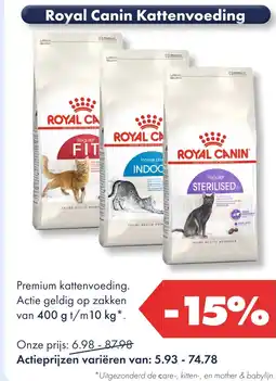 Huisdier Voordeelshop Royal Canin Kattenvoeding aanbieding