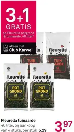 Karwei Fleurella tuinaarde aanbieding