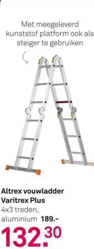 Karwei Altrex vouwladder Varitrex Plus aanbieding