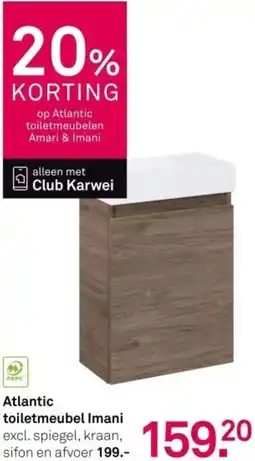 Karwei Atlantic toiletmeubelen Amari & Imani aanbieding
