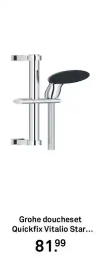 Karwei Grohe doucheset Quickfix Vitalio Star aanbieding