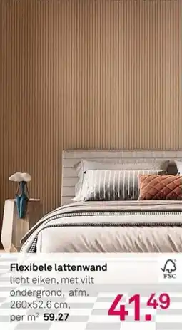 Karwei Flexibele lattenwand aanbieding