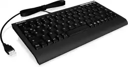 Bol.com KEYSONIC ACK-595C+ (US) Keyboard Mini SoftSkin PS/2-USB-Combo aanbieding