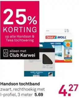 Karwei Handson tochtband aanbieding