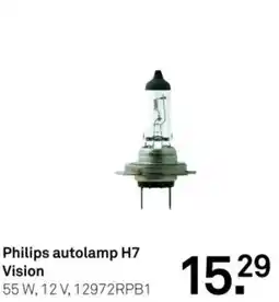 Karwei Philips autolamp H7 Vision aanbieding