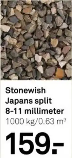 Karwei Stonewish Japans split 8-11 millimeter aanbieding