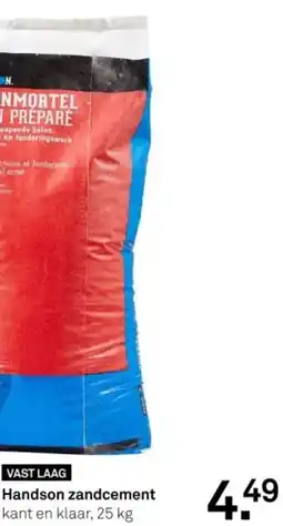 Karwei Handson zandcement aanbieding