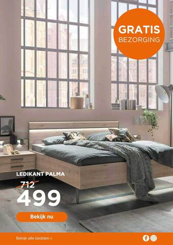 TotaalBED Ledikant palma aanbieding