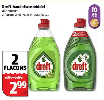 Poiesz Dreft handafwasmiddel aanbieding