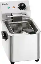 Bol.com Bartscher Friteuse 4 Liter - 22(b) x 40(d) x 31.5(h) cm - Friteuse SNACK I - Bartscher A162410E aanbieding