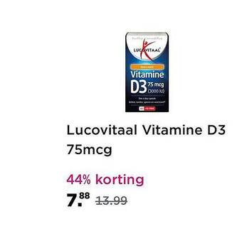 Plein.nl Lucovitaal vitamine d3 75mcg aanbieding