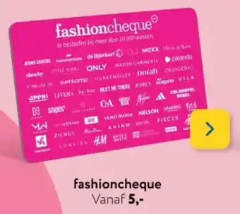 Primera Fashioncheque aanbieding